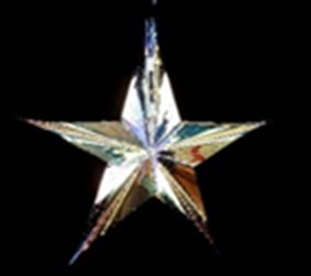 Picture of Irridescent Star Foil 24"